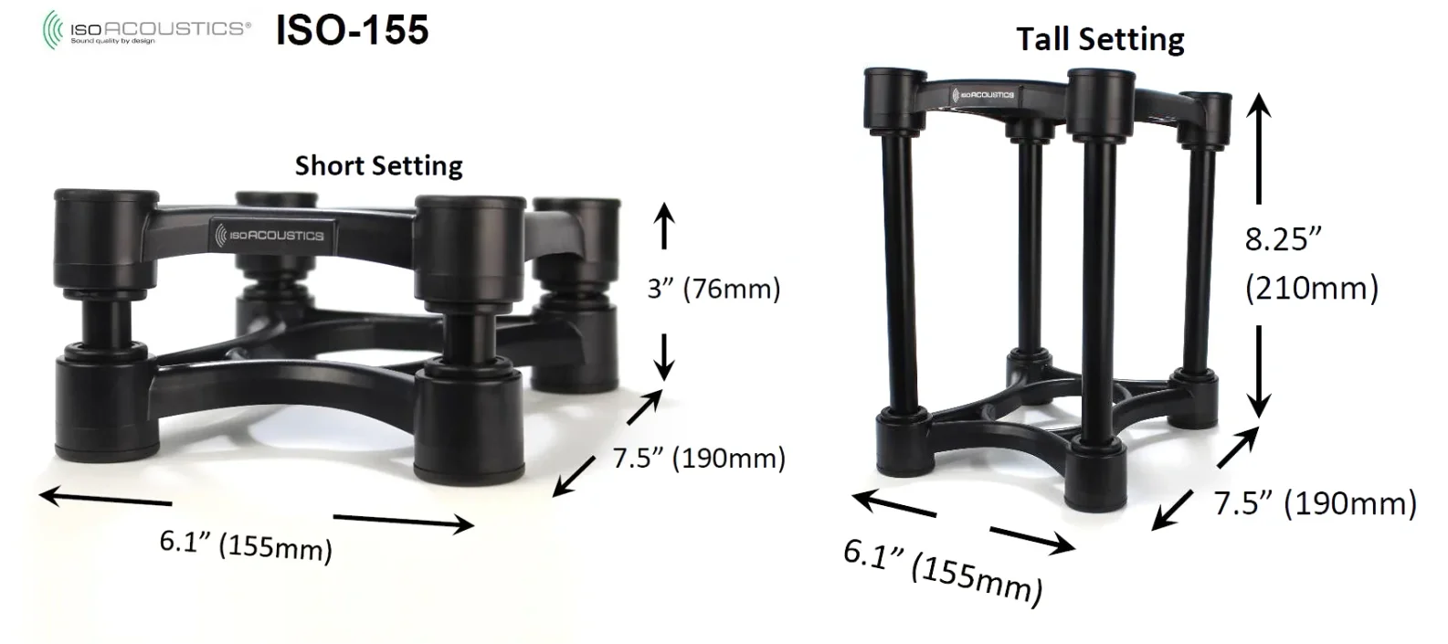 isolation stand picture height adjustment