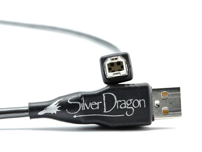 Silver Dragon USB Type B Cable