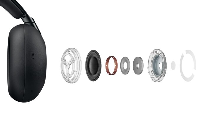 driver pieces lined up next to 1000x ear