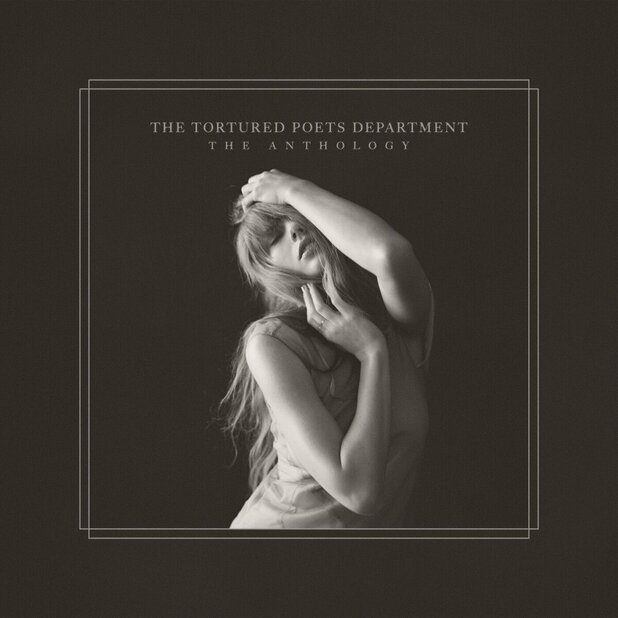 Taylor swift the tortured poet's department album cover