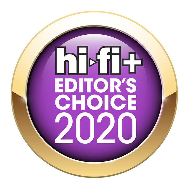 Hi-Fi+ editor's choice 2020 award badge