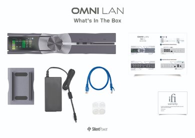 iFi Audio OMNI LAN package contents