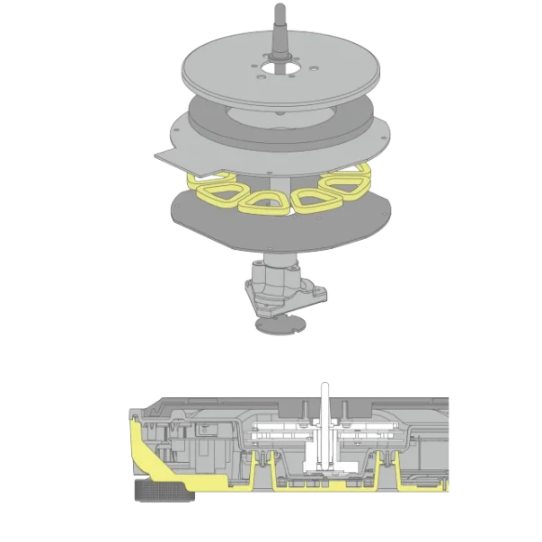 Technics Coreless Direct Drive Motor Graphic