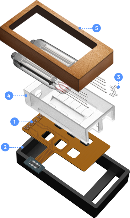 SP4000T anti-microphonic noise architecture