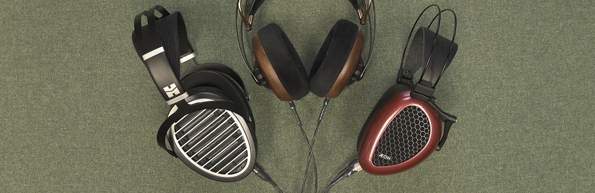 Sennheiser, Sony and HiFiMan headphones