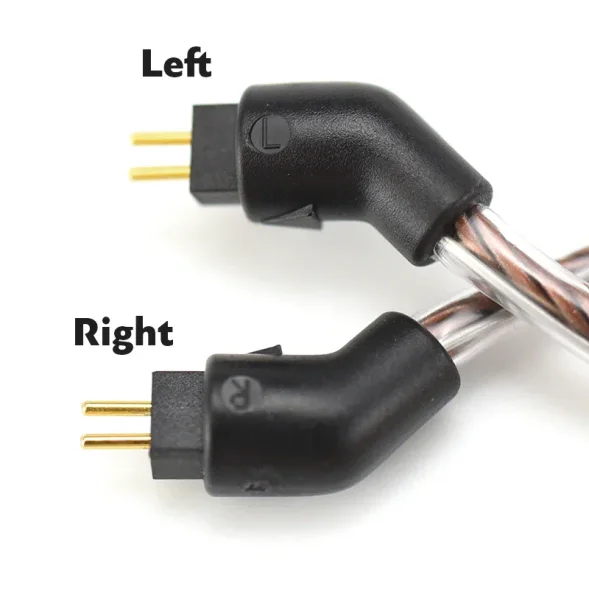 2-pin connection, top view