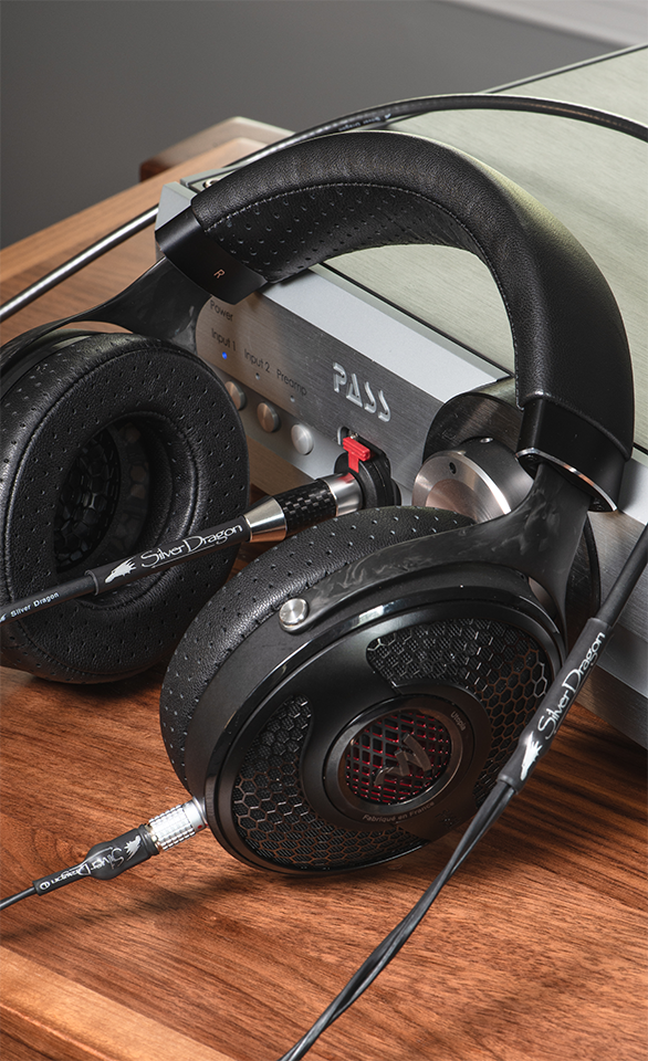 Focal Utopia 2022 Headphones with Pass Labs HPA-1 Headphone Amplifier and Moon Audio Silver Dragon Premium Headphone Cable