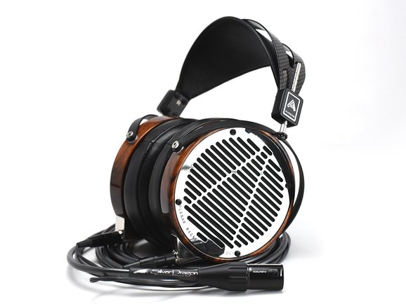 Audeze LCD-4 headphones with Silver Dragon Headphone Cable