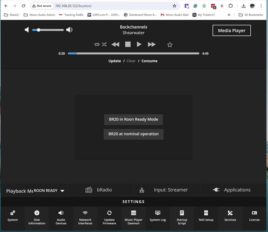 Setting playback device