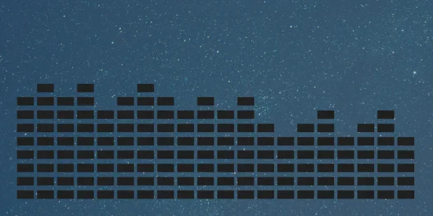 Warm sound signature sound waves illustrated