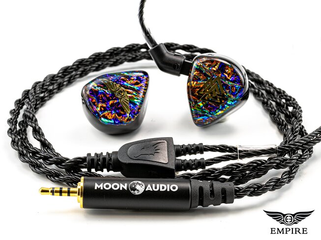 empire ears iems with moon audio black dragon cable