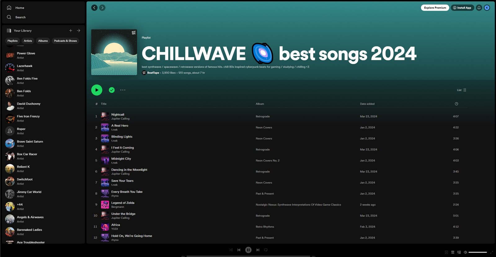 Spotify Screen