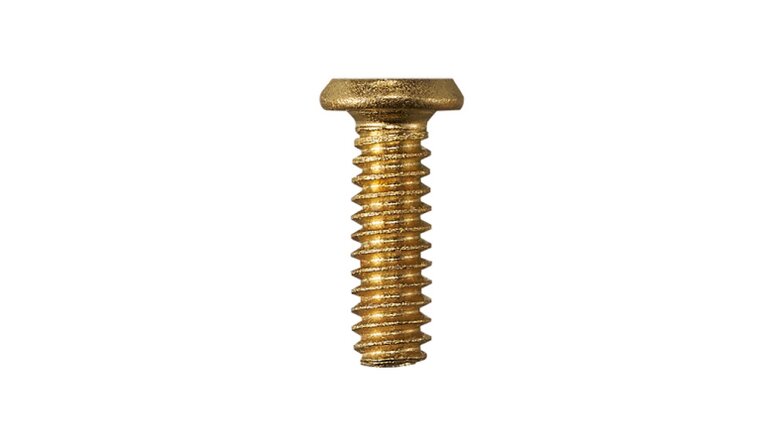 gold-plated screws
