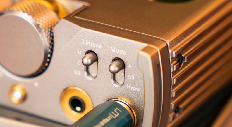 Titanium close-up of control panel side