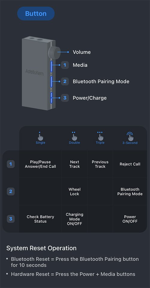 AK Control App AK HB1 settings