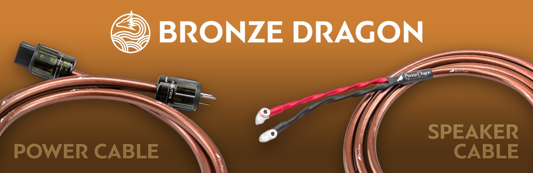 Bronze Dragon Power Cable and Bronze Dragon Speaker Cable