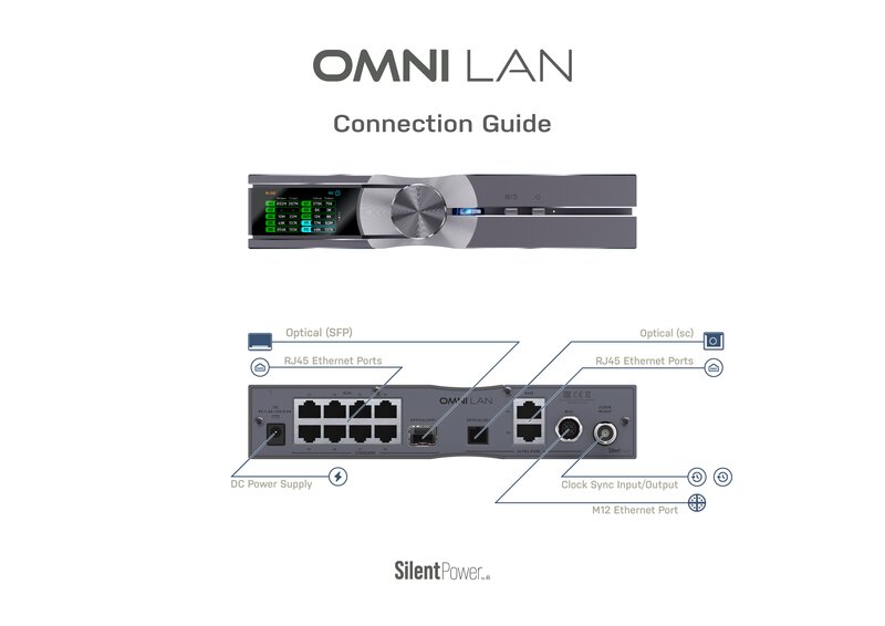 iFi Audio OMNI LAN audiophile network switch connection guide