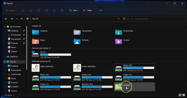 opening file location
