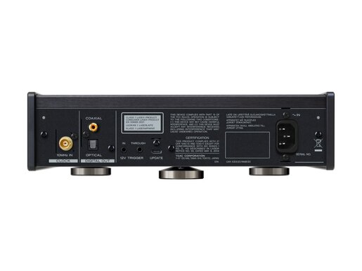 Back panel of the TEAC PD-507T