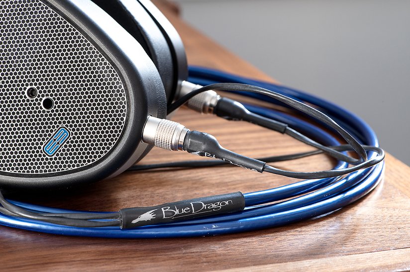 E3 Headphone with Blue Dragon Cable
