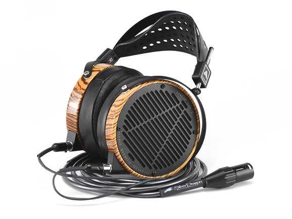 Audeze LCD-3 Headphone with Silver Dragon Headphone Cable