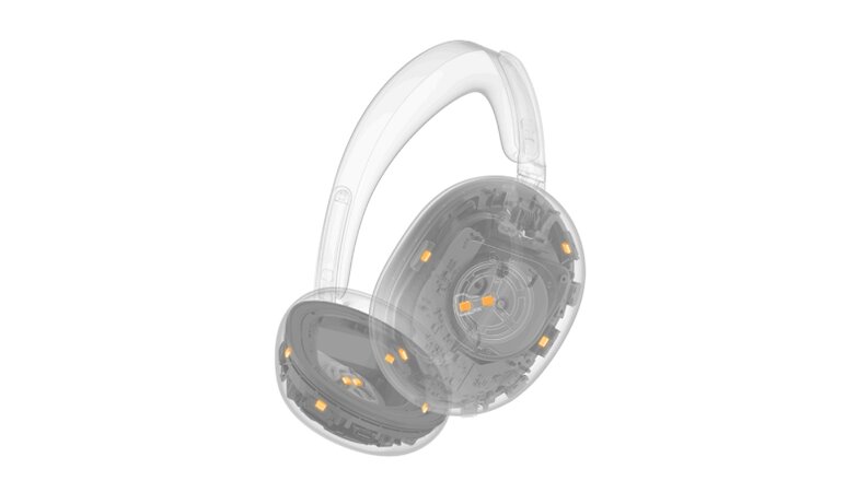 inside look of microphones on the 1000x