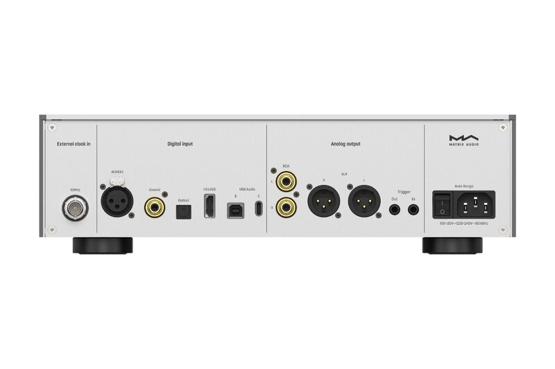 Matrix Audio ND-1 DAC back panel view