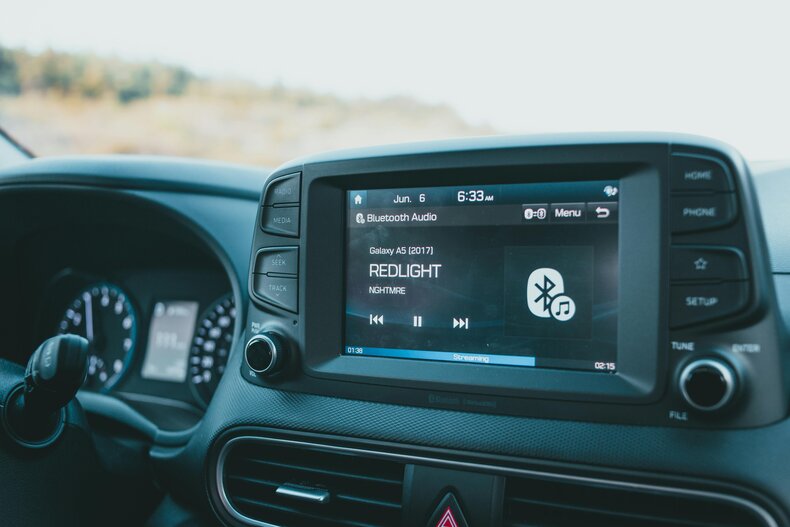 AM/FM Radio in a car