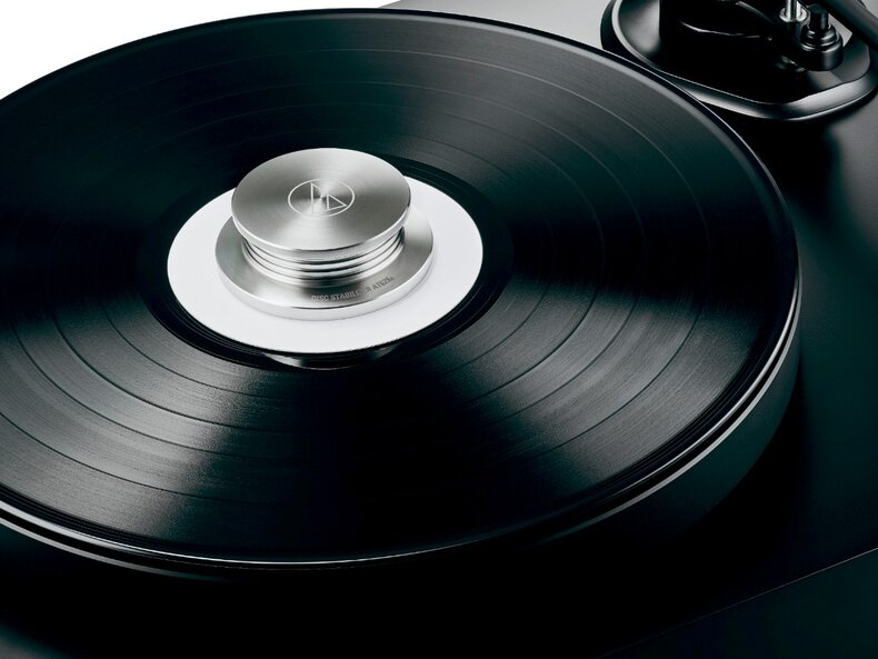 disc stabilizer on record
