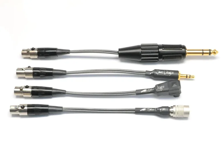 4 Silver Dragon iem v1 with different connection options