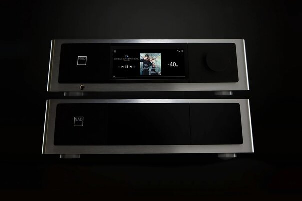 2 NAD M Series components stacked on top of each other