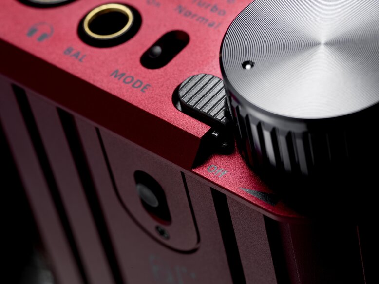 Close-up of control settings