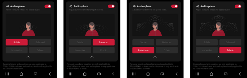 Astell&Kern PD20 Audiosphere screenshots