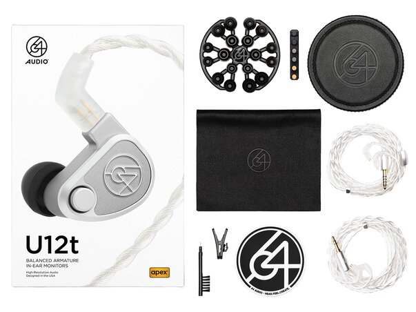 64 Audio U12t IEMs box contents