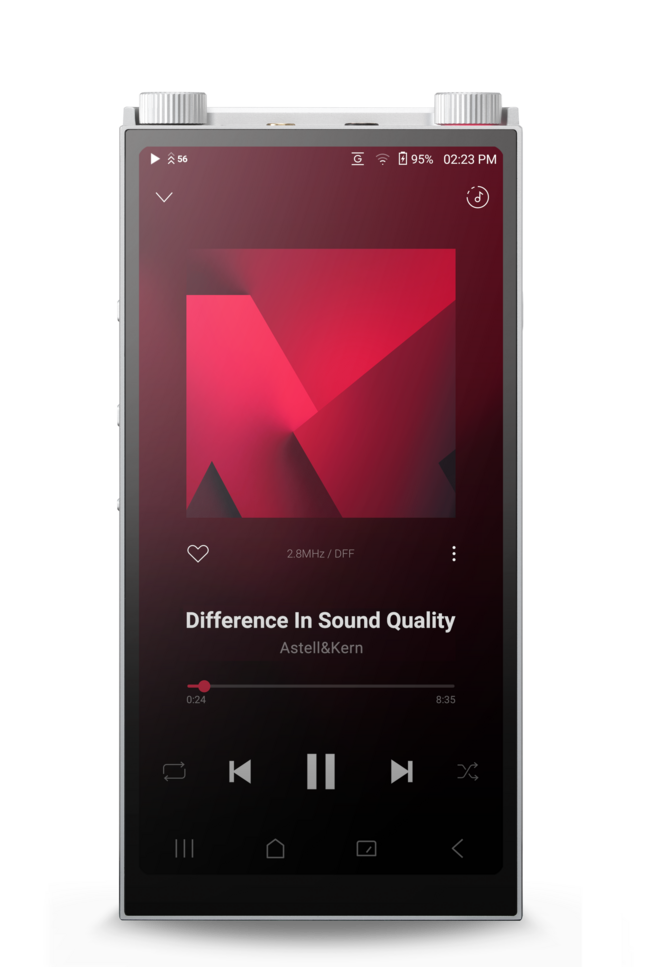 Astell&Kern PD20 DAP front chassis view