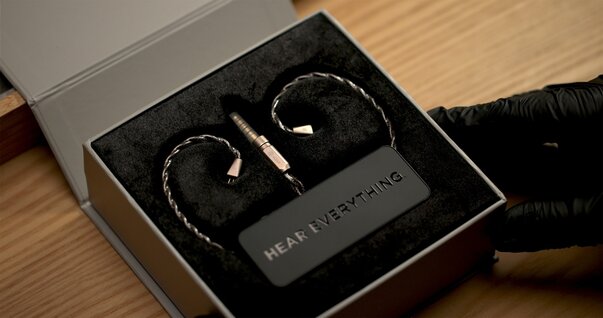 64 Audio TWELVE Ti IEM cable in box