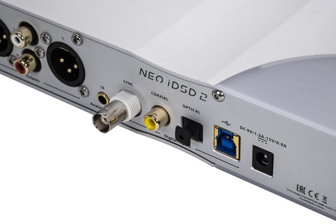 iFi Audio NEO iDSD 2 Lossless Bluetooth DAC/Amp inputs and outputs