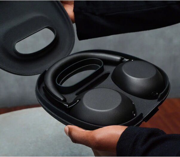 Sony 1000x Headphones in carrying case