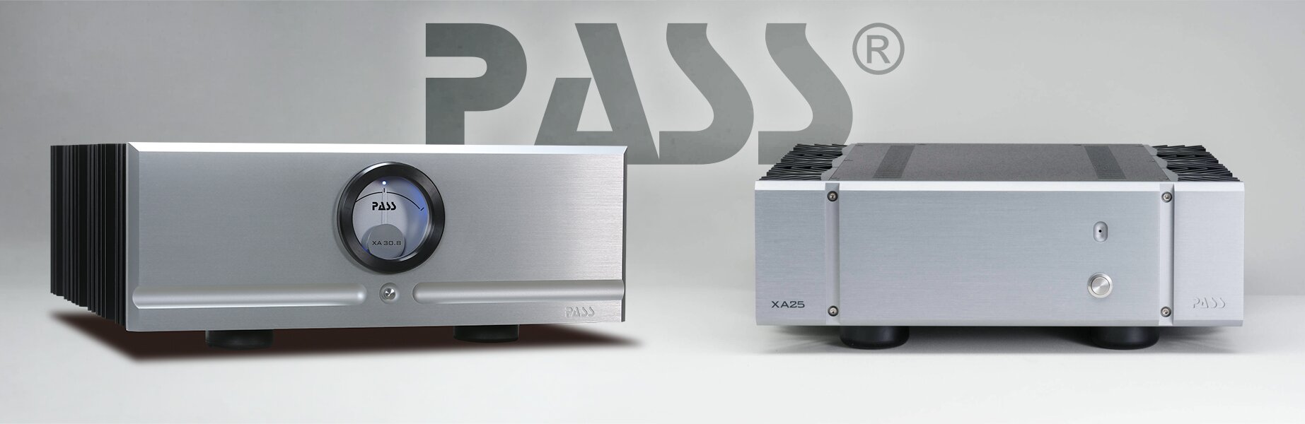 pass Labs XA30.8 and XA25 stereo power amplifiers