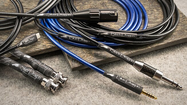 Various Dragon Audio Cables displayed together