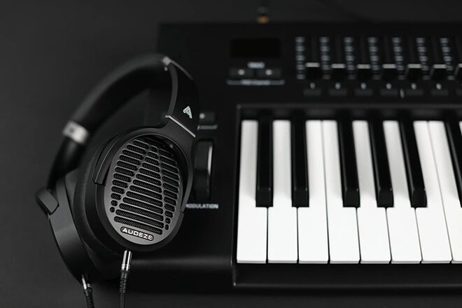 Audeze headphones with Keyboard