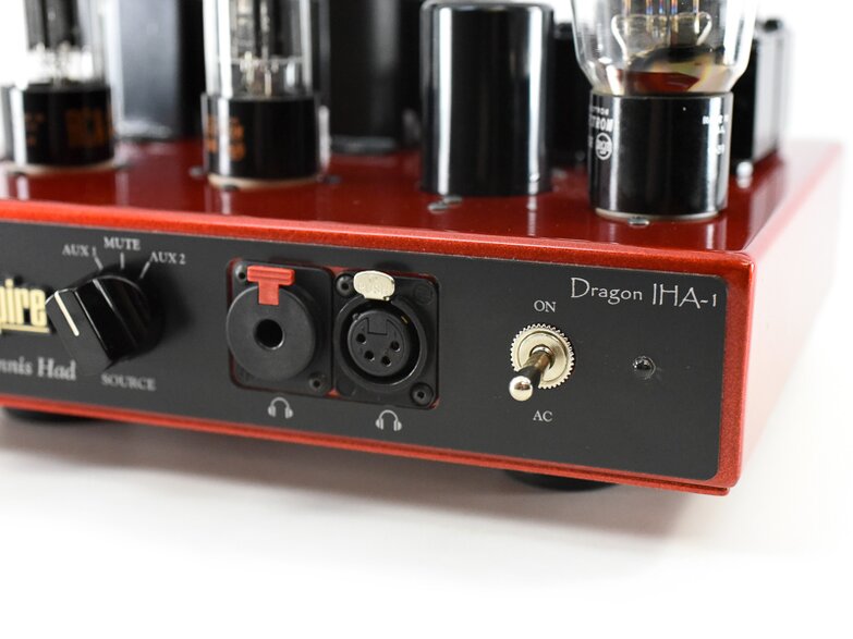 Dragon Inspire IHA-1 up close of the right side with terminals and switches