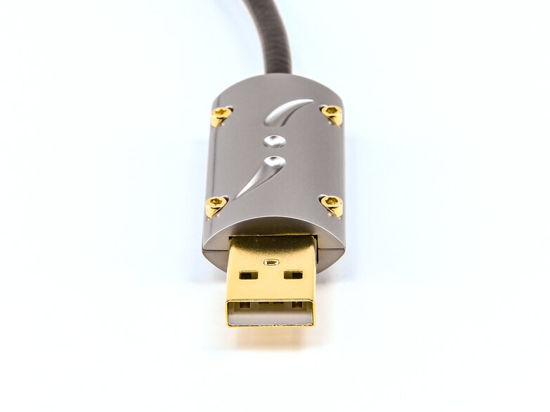 Close-up of USB port