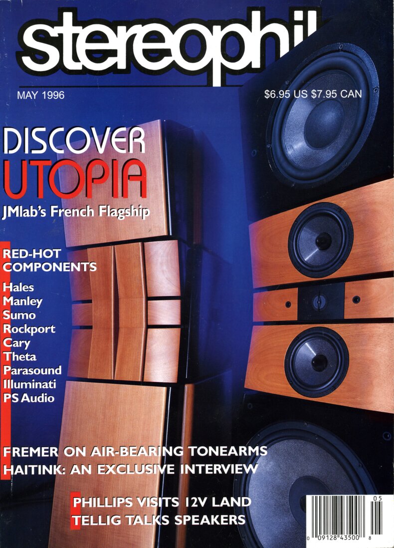 Stereophile magazine cover featuring JMlab's Utopia Speaker
