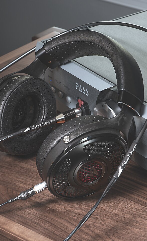 Focal Utopia 2022 Headphones with Pass Labs HPA-1 Headphone Amplifier and Moon Audio Silver Dragon Premium headphone Cable