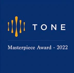 tone masterpeice award 2022 badge