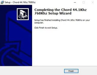 Chord Mojo 2 Driver Installation screenshot