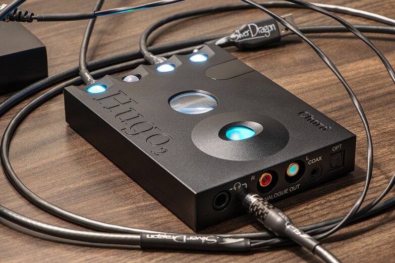 Chord Hugo 2 with Silver Dragon USB Cable