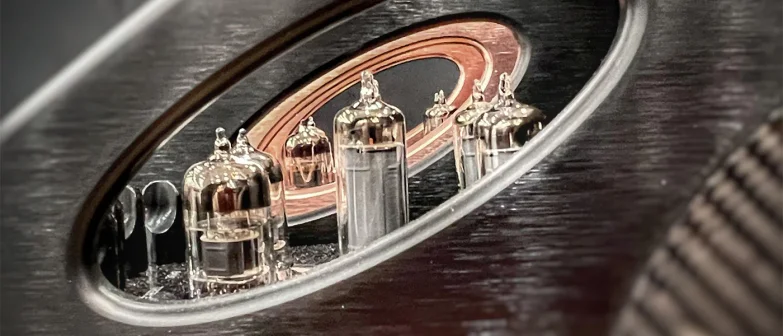 close-up of power supply