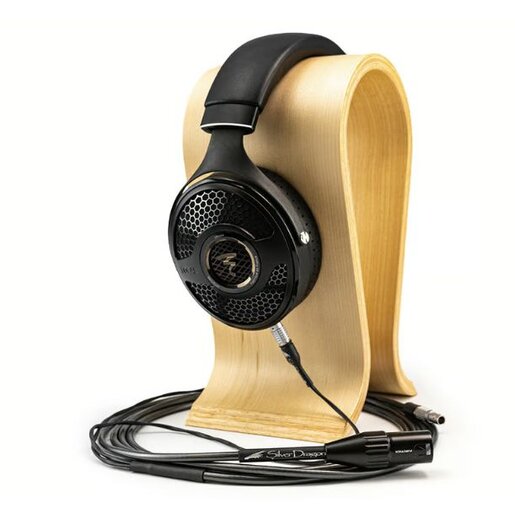 utopia headphones on wooden stand